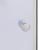 Душова кабіна Latwa SC90x90.SAT.MID.GR полукругла, скло тон. 4 мм + Душовий піддон KAPIELKA ST90x90x26, з панеллю Lidz