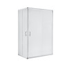 Душевая кабина Lidz Wawel SC100x80.SAT.LOW.FR, стекло Frost 5 мм + Lidz Душевой поддон KAPIELKA ST100x80х14