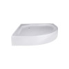 Душевая кабина Lidz Latwa SC80x80.SAT.LOW.FR, стекло Frost 4 мм + Lidz Душевой поддон KAPIELKA ST80x80x14