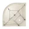 Душова кабіна Lidz Latwa SC90x90.SAT.LOW.GR, скло тон. 4 мм + Lidz Душовий піддон KAPIELKA ST90x90x14