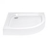 Душова кабіна Lidz Latwa SC90x90.SAT.LOW.FR, скло Frost 4 мм + Lidz Душовий піддон KAPIELKA ST90x90x14