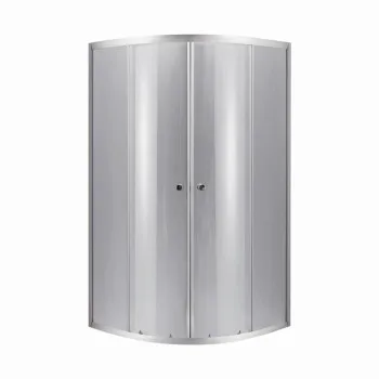 Lidz Набір: Душова кабіна Latwa SC90x90.SAT.LOW.DGR, напівкругла, скло тоноване 4 мм + Душовий піддон Kapielka ST90x90x14