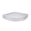 Душевая кабина Lidz Latwa SC80x80.SAT.LOW.FR, стекло Frost 4 мм + Lidz Душевой поддон KAPIELKA ST80x80x14