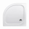 Lidz Набір: Душова кабіна Latwa SC90x90.SAT.LOW.DGR, напівкругла, скло тоноване 4 мм + Душовий піддон Kapielka ST90x90x14