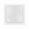 Lidz Wawel SC80x80.SAT.LOW.FR Душевая кабина квадратная, стекло Frost 4 мм + Lidz Душевой поддон KAPIELKA ST80x80х14