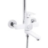 Душевая система универсальная Lidz Latwa 1031 на три потребителя (с изливом) (k35) White LDLAT1031WHI48994