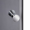 Душовий бокс Lidz Tani SB100x100.SAT.LOW.GR, скло тоноване 4 мм