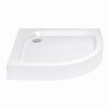 Душовий бокс Lidz Tani SB100x100.SAT.LOW.GR, скло тоноване 4 мм