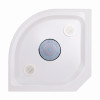 Душовий бокс Lidz Tani SB100x100.SAT.LOW.GR, скло тоноване 4 мм