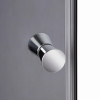 Душовий бокс Lidz Kubis SB90x90.SAT.LOW.GR, скло тоноване 4 мм