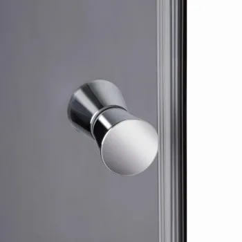 Душовий бокс Lidz Kubis SB90x90.SAT.LOW.GR, скло тоноване 4 мм