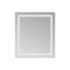 Дзеркало Lidz Kubis 700х800 з LED-підсвічуванням Touch, з антизапотіванням, з димером, рег. яскравості LD78LF904708048447