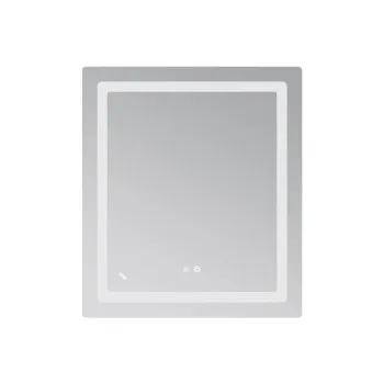 Дзеркало Lidz Kubis 700х800 з LED-підсвічуванням Touch, з антизапотіванням, з димером, рег. яскравості LD78LF904708048447