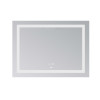 Дзеркало Lidz Kubis (KU1) 900х700 з LED-підсвічуванням Touch, з антизапотіванням, з димером, рег. яскравості LD78LF904907048451