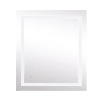 Дзеркало Lidz Kubis 700х800 з LED-підсвічуванням Touch, з антизапотіванням, з димером, рег. яскравості LD78LF9048070