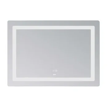 Зеркало Lidz Kubis (KU2) 1000х800 с LED-подсветкой Touch, с антизапотеванием, с диммером, рег. яркости LD78LF6141008048450