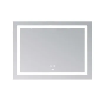 Дзеркало Lidz Kubis (KU1) 900х700 з LED-підсвічуванням Touch, з антизапотіванням, з димером, рег. яскравості LD78LF904907048451