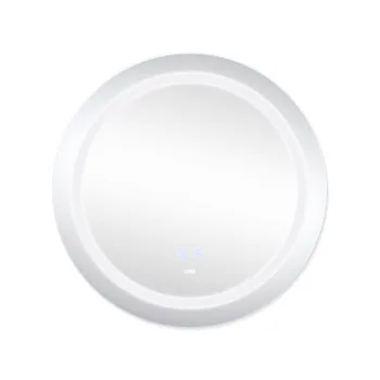 Дзеркало Lidz Aria R600 з LED-підсвічуванням Touch, з антизапотіванням, з димером, рег. яскравості LD78LR600