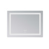 Зеркало Lidz Kubis (KU2) 800х600 с LED-подсветкой Touch, с антизапотеванием, с диммером, рег. яркости LD78LF904708048446
