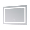 Зеркало Lidz Kubis (KU2) 1000х800 с LED-подсветкой Touch, с антизапотеванием, с диммером, рег. яркости LD78LF6141008048450