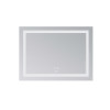Зеркало Lidz Kubis (KU1) 700х500 с LED-подсветкой Touch, с антизапотеванием, с диммером, рег. яркости LD78LF90448485