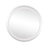 Зеркало Lidz Aria R800 с LED-подсветкой Touch, с антизапотеванием, с диммером, рег. яркости LD78LR800