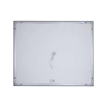 Дзеркало Lidz Kubis 1000х800 з LED-підсвічуванням Touch, з антизапотіванням, з димером, рег. яскравості LD78LF61410080