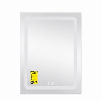 Дзеркало Lidz Kubis 600х800 з LED-підсвічуванням Touch, з антизапотіванням, з димером, рег. яскравості LD78LF9376080