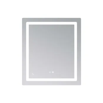 Дзеркало Lidz Kubis 700х800 з LED-підсвічуванням Touch, з антизапотіванням, з димером, рег. яскравості LD78LF904708048447