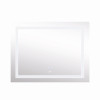 Дзеркало Lidz Kubis (KU1) 1200х800 з LED-підсвічуванням Touch, з антизапотіванням, з димером, рег. яскравості LDKUB120080049008