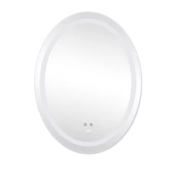 Дзеркало Lidz Vida 700х500 з LED-підсвічуванням Touch, з антизапотіванням, з димером, рег. яскравості LD78LF5070