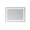 Зеркало Lidz Kubis (KU1) 700х500 с LED-подсветкой Touch, с антизапотеванием, с диммером, рег. яркости LD78LF90448485