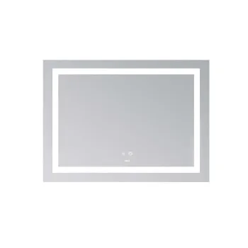 Дзеркало Lidz Kubis (KU1) 700х500 з LED-підсвічуванням Touch, з антизапотіванням, з димером, рег. яскравості LD78LF90448485
