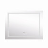 Дзеркало Lidz Kubis (KU1) 1200х800 з LED-підсвічуванням Touch, з антизапотіванням, з димером, рег. яскравості LDKUB120080049008