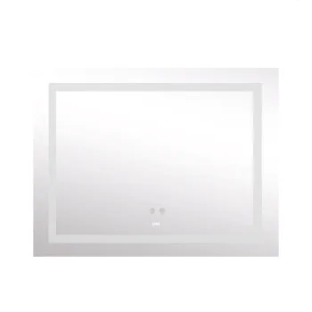Дзеркало Lidz Kubis 1000х800 з LED-підсвічуванням Touch, з антизапотіванням, з димером, рег. яскравості LD78LF61410080