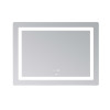 Дзеркало Lidz Kubis (KU2) 900х700 з LED-підсвічуванням Touch, з антизапотіванням, з димером, рег. яскравості LD78LF904907048452