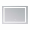 Дзеркало Lidz Kubis (KU2) 1200х800 з LED-підсвічуванням Touch, з антизапотіванням, з димером, рег. яскравості LDKUB120080049007