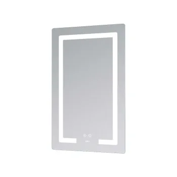Дзеркало Lidz Kubis (KU2) 500х800 з LED-підсвічуванням Touch, з антизапотіванням, з димером, рег. яскравості LD78LF936508048448