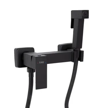 Набір для гігієнічного душу Lidz Kubis 110 Black LDKUB110BLA46104 прямокутний