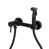 Набор для гигиенического душа со смесителем Lidz Aria 110 округлый LDARI110BLA43394 Black