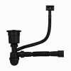 Lidz Handmade H5050HB Мойка для кухни интегрированная Decor Black PVD Honeycomb 2,5/0,5 мм LDH5050BDECPVD48369