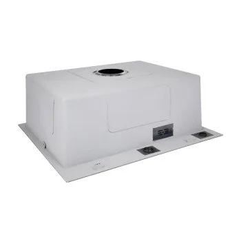 Lidz Handmade H6050HB Мийка для кухні інтегрована Decor Black PVD Honeycomb 2,5/0,5 мм LDH6050BDECPVD48371