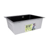 Lidz Handmade H6050HB Мийка для кухні інтегрована Decor Black PVD Honeycomb 2,5/0,5 мм LDH6050BDECPVD48371