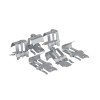 Мийка для кухні інтегрована Lidz Handmade Max 500 H7849L Brushed Steel, 3,0/1,0 мм, крило зліва, збільшена чаша LDH7849LBRU49463