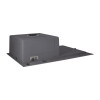 Мойка для кухни интегрированная Lidz Handmade H7849R крыло справа (LDH7849BRUR45591) Brushed Steel 3,0/1,0 мм