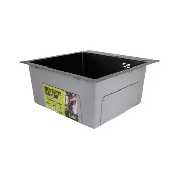 Мийка для кухні інтегрована Lidz Handmade H4545HB Decor Black PVD Honeycomb 2,5/0,5 мм LDH4545HDECBLM49438