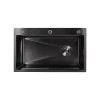 Мойка для кухни интегрированная Lidz Handmade H7545B Brushed Black PVD 3,0/1,0 мм LDH7545BRUBLM49458