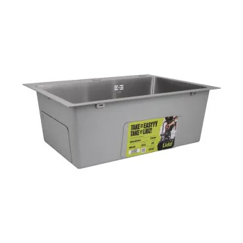 Мийка для кухні інтегрована Lidz Handmade H5843 Brushed Steel 3,0/1,0 мм LDH5843BRU49442