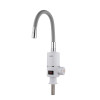 Проточный кран-водонагреватель с гибким изливом для кухни Lidz Warm 065 LDWAR065GRE49096 White/Grey