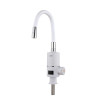 Проточный кран-водонагреватель с гибким изливом для кухни Lidz Warm 065 LDWAR065WHI49097 White/White